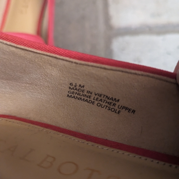 Talbots pink suede loafers 6.5 - Picture 5 of 5